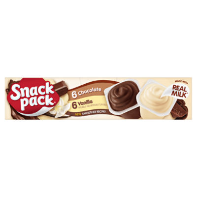 3.25 oz Individual Chocolate Pudding Cups - 4 Pk by SNACK PACK at Fleet Farm