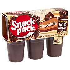Snack Pack Chocolate, Pudding, 33 Ounce