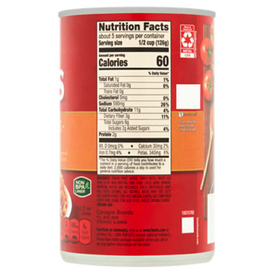 hunts-tomato-sauce-nutrition-label