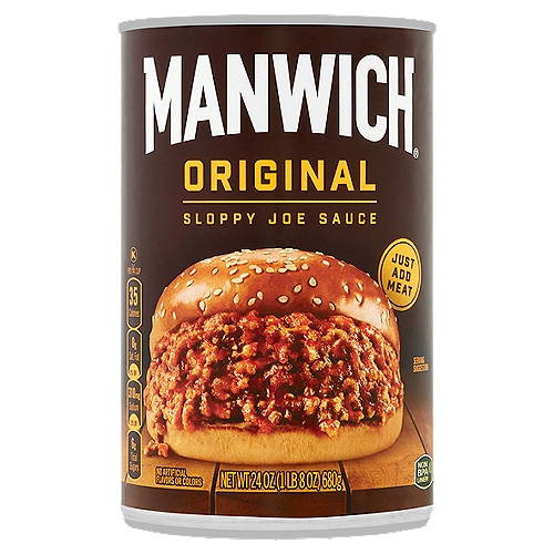 Manwich Original Sloppy Joe Sauce, 24 oz
Favorite Toppings?
''I love a melty slice of American cheese''