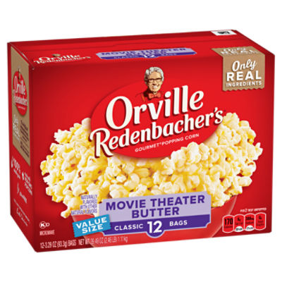 Orville Redenbacher's Classic Movie Theater Butter Microwave Popcorn