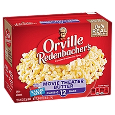 Orville Redenbacher's Microwave Popcorn, Classic Movie Theater Butter, 39.49 Ounce