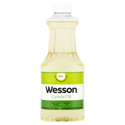 Wesson Pure Canola Oil, 24 fl oz