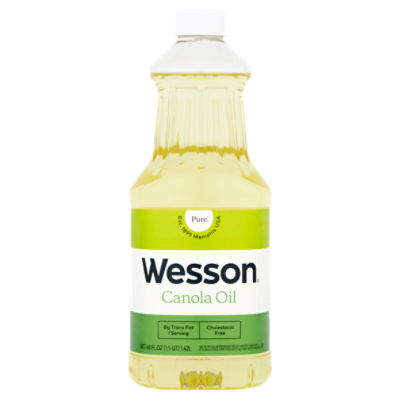 Pure Wesson Canola Oil, 48 fl oz