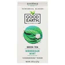 Good Earth Moroccan Mint Green Teabags, 15 count, 0.95 oz