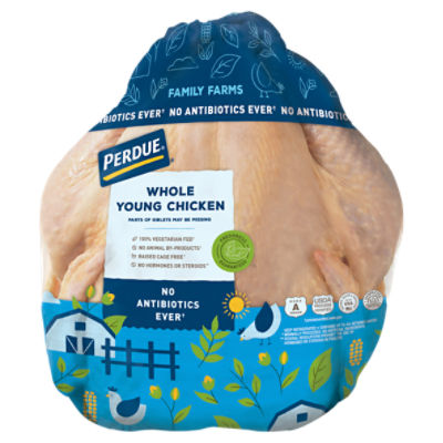 PERDUE® No Antibiotics Ever Fresh Whole Chicken with Giblets