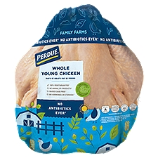 PERDUE® No Antibiotics Ever Fresh Whole Chicken with Giblets, 5.4 Pound