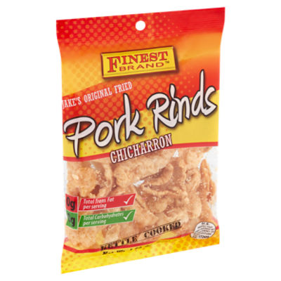 Finest Brand Chicharron Jake's Original Fried Pork Rinds, 1.50 oz