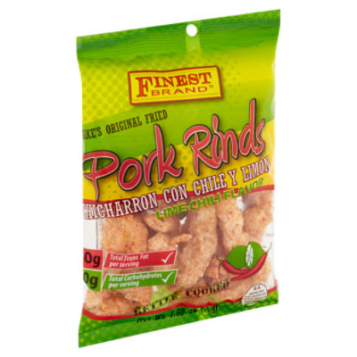 Finest Brand Lime-Chili Flavor Jake's Original Pork Rinds, 1.50 oz