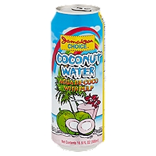 Jamaican Choice Coconut Water with Pulp, 16.9 fl oz