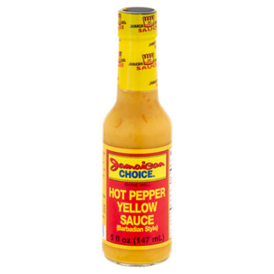 Jamaican Choice Hot Pepper Yellow Sauce - Barbadian Style, 5 fl oz