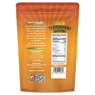 Finest Brand Turbinado Premium Cane Sugar, 32 oz