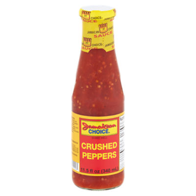 Jamaican Choice Crushed Peppers Sauce, 11.5 fl oz, 11.5 Ounce