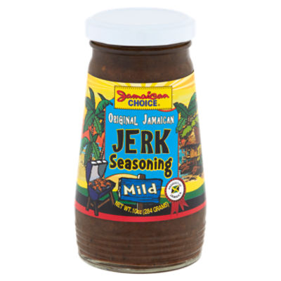 Jamaican Choice Mild Jerk Seasoning, 10 oz, 10 Ounce