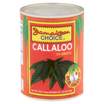 Jamaican Choice Callaloo in Brine, 19 oz, 19 Ounce