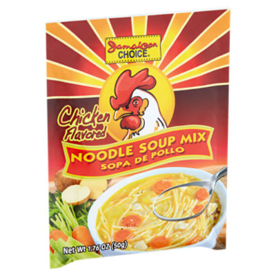 Jamaican Choice Chicken Flavored Noodle Soup Mix, 1.76 oz