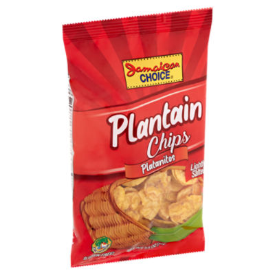 Jamaican Choice Lightly Salted Plantain Chips, 2.5 oz