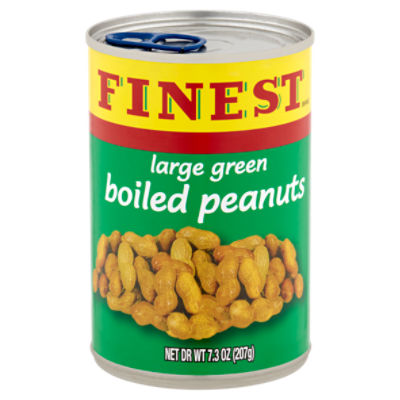 Finest Large Green Boiled Peanuts, 7.3 oz, 8 Ounce