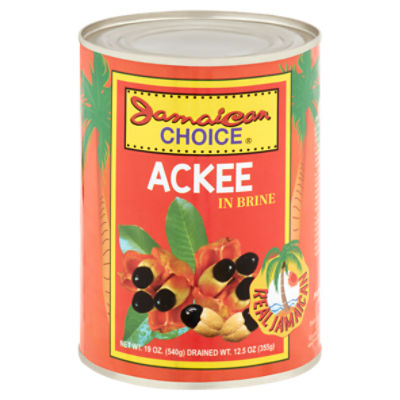 Jamaican Choice Ackee in Brine, 19 oz