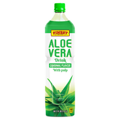 Finest Brand Aloe Vera Original Flavor with Pulp Drink, 50.7 fl oz