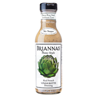 Briannas Home Style Real French Vinaigrette Dressing, 12 fl oz ShopRite