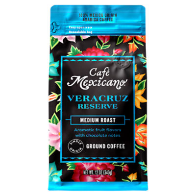 Café Mexicano Veracruz Reserve Medium Roast Ground Coffee, 12 oz