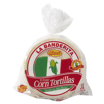 La Banderita White Corn Tortillas, 24.9 oz