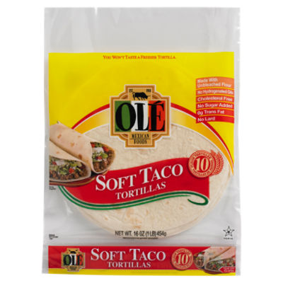 Olé Soft Taco Tortillas, 10 count, 16 oz