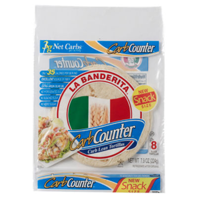 La Banderita CarbCounter Carb Lean Tortillas, 8 count, 7.9 oz