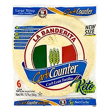 La Banderita Carb Counter Carb Lean Tortillas, 6 count, 13.76 oz