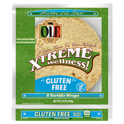 Olé Mexican Foods Xtreme Wellness! Tortilla Wraps, 6 count, 9.5 oz