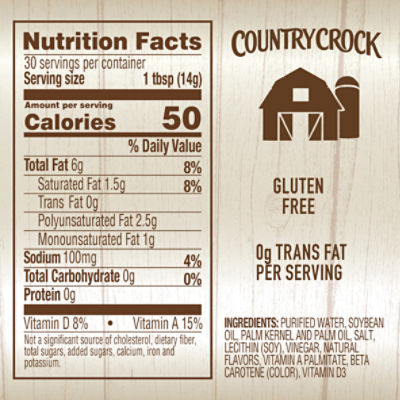 Country Crock Original 40% Vegetable Oil Spread, 15 oz