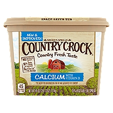 Shedd's Spread Country Crock Buttery Spread Calcium, 45 Ounce