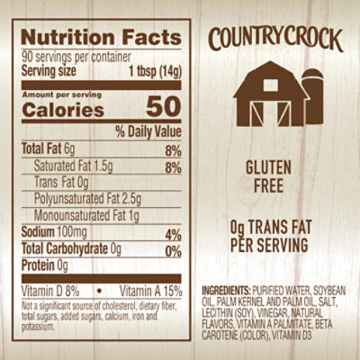 Country Crock Original 40% Vegetable Oil Spread, 45 oz