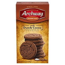 Archway Chocolate Lovers Homestyle Soft Dutch Cocoa Cookies, 8.75 oz