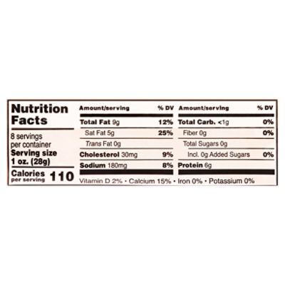 Tropical Sharp Cheddar Natural Cheese, 8 oz