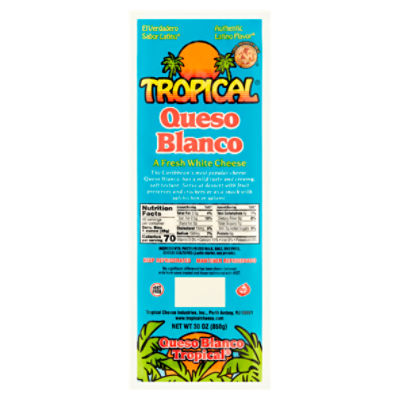 Tropical Queso Blanco Fresh White Cheese, 30 oz