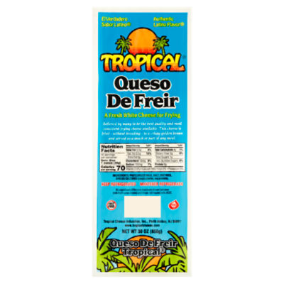 Tropical Fresh White Cheese for Frying, 30 oz