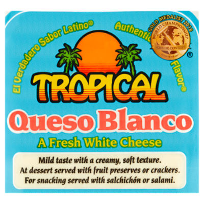Tropical Queso Blanco Fresh White Cheese, 16 oz