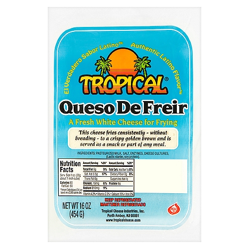 Tropical Queso De Freir Fresh White Cheese for Frying, 16 oz