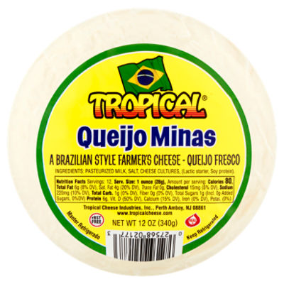 Tropical A Brazilian Style Farmer's Cheese, 12 oz