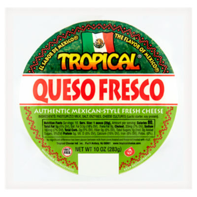 Tropical Queso Fresco Authentic Mexican-Style Fresh Cheese, 10 oz