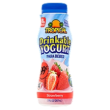 Tropical Drinkable Yogurt, Strawberry, 7 Ounce