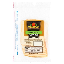 Tropical Muenster Slices Natural Cheese, 6 oz