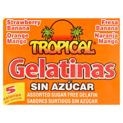 Gelatina sin azúcar - Tropical Cheese