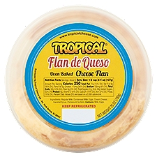 TROPICAL Oven Baked , Cheese Flan, 25 Ounce