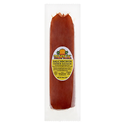 Tropical Salchichon Farmer Sausage, 16 oz