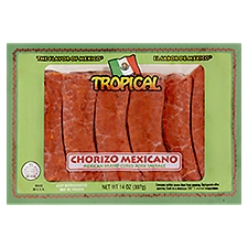 Tropical Chorizo Mexicano Mexican Brand Cured Pork Sausage, 14 oz