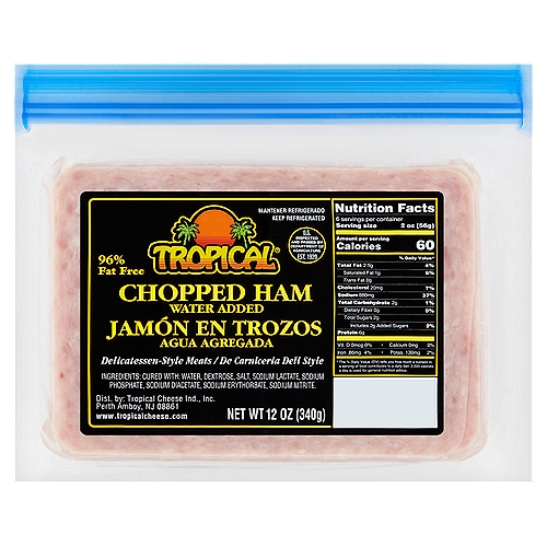 Tropical 96% Fat Free Chopped Ham, 12 oz