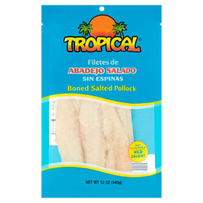 Tropical Boned Salted Pollock, 12 oz